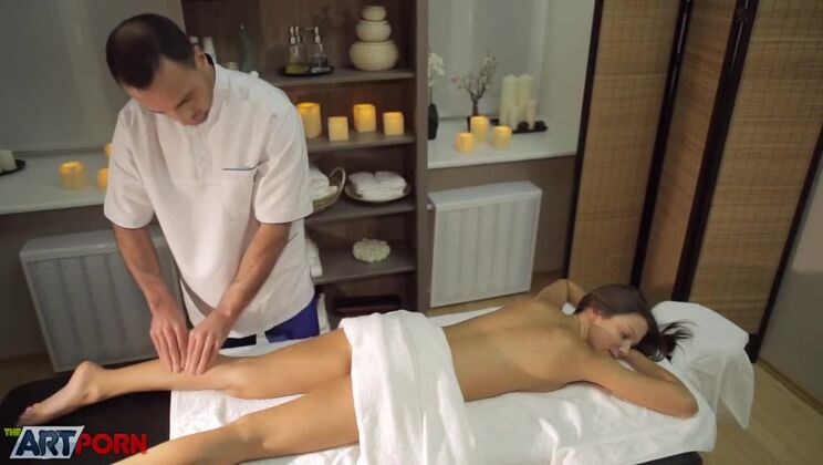 [TheArtPorn] - Russian massage gets wild with Nensi B Medina - Foxy Di