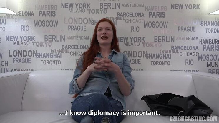 Sexy European Nikola - Redhead Casting