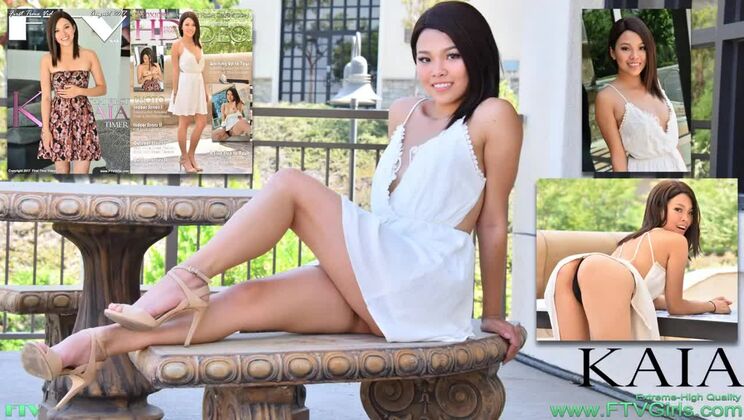 [FTVGirls] - Sexy Kaia Works Up to Big Toys - Kaia