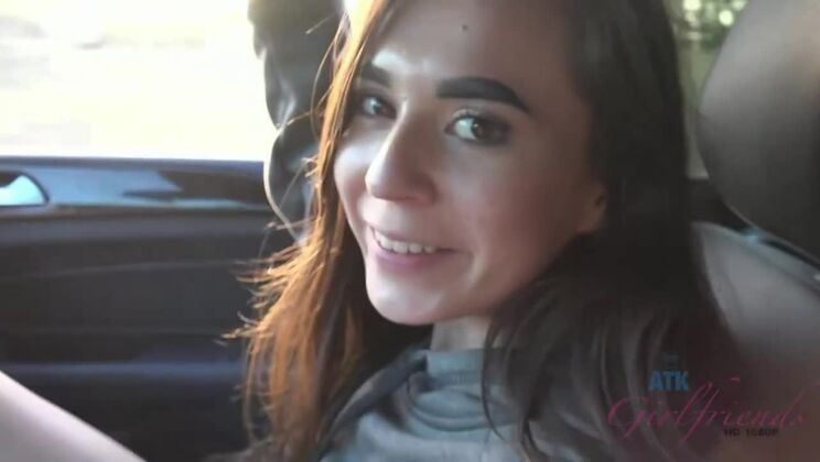 [ATKGirlfriends] - Ariel's Brunette Beauty Shines on the Beach - Ariel Grace