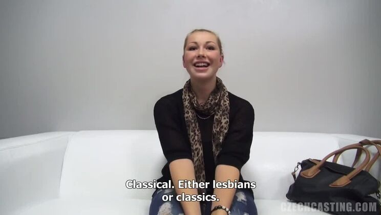 Czech Blonde Casting Star Alzbeta