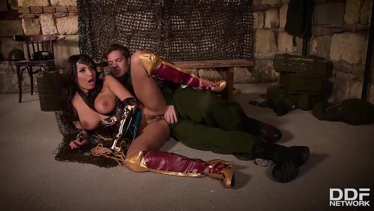 [HandsOnHardcore] - Anissa Kate's Anal Sex in Wonder Woman Parody