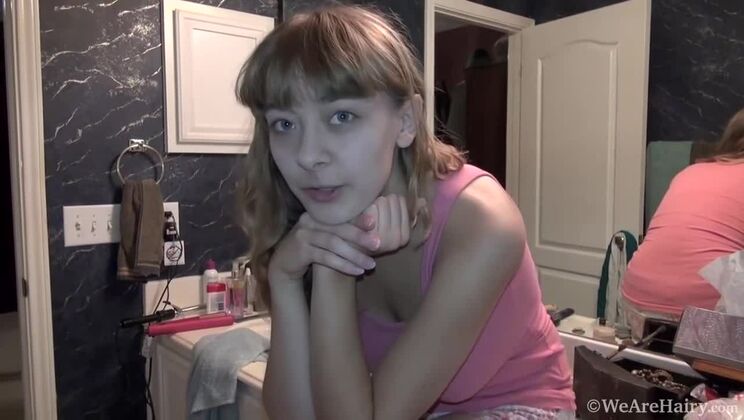 Dani Unfolds Her Solo Hairy Fantasy