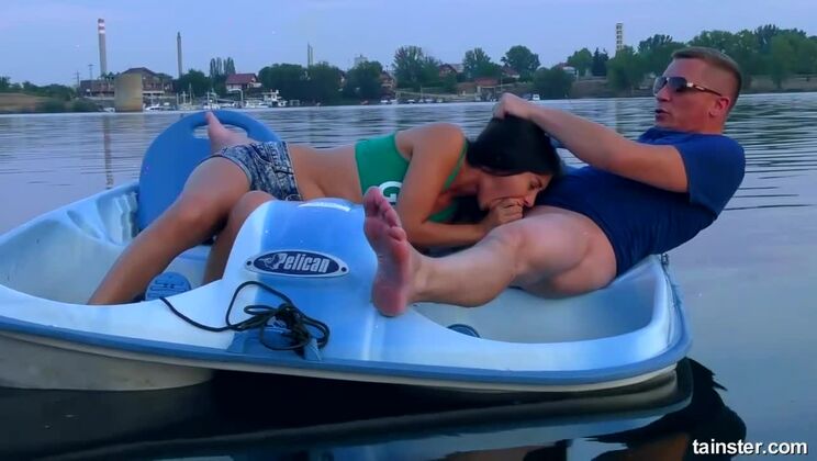 Deepthroat On A Boat With Shrima Malati