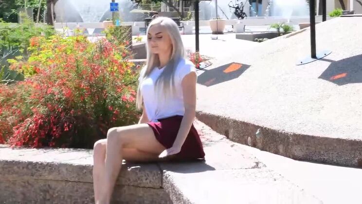 Voyeur's Delight: Tall, Blonde, and Sexy