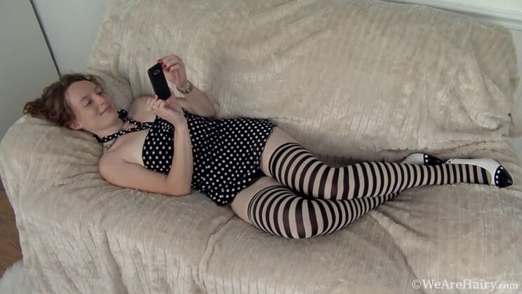 Ana Molly Stockings And Solo Masturbate