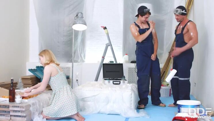 [EuroTeenErotica] - Teen Threesome with European Girl - Via Lasciva