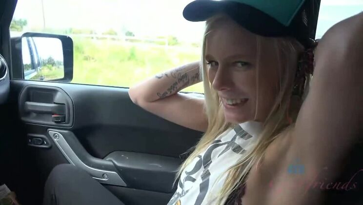 [ATKGirlfriends] - Tattooed Elaina Raye Explores Haleakala Volcano - Elaina Raye