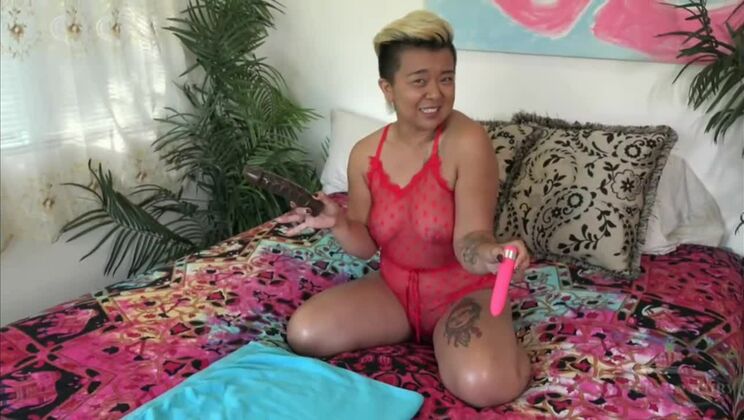 [AuntJudys] - Sexy Asian Lulu Sparkle with Tattoos and Toys