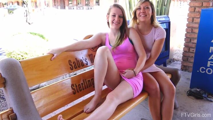 Lesbian Roommate Rachelle and Madison's Hot Moment