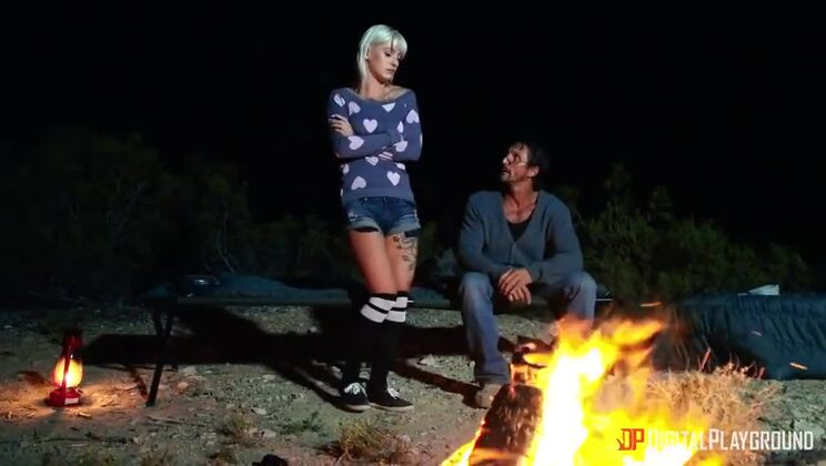 Outdoor Sex with Big Titted Blonde Kleio