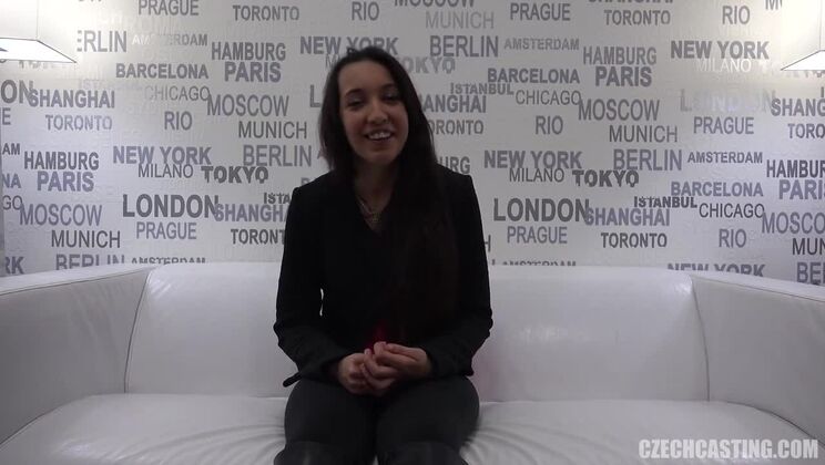 Brunette Veronika and Her Hot Czech Moves