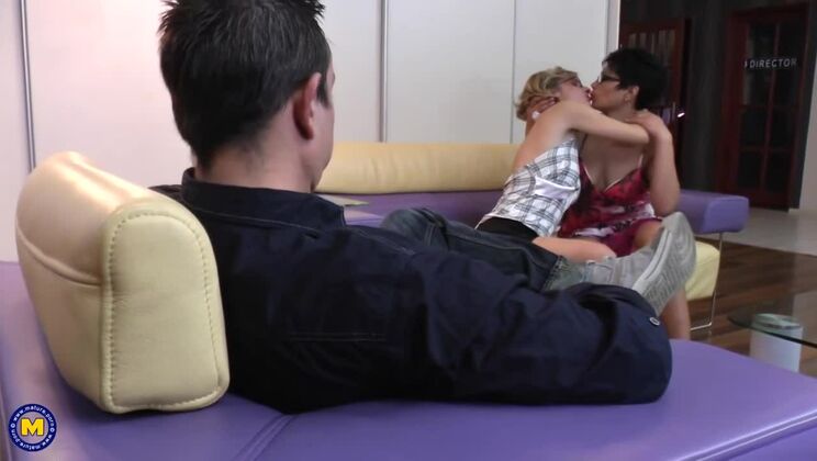 Becky and Gizelda B. Enjoy a Naughty Lesbian Threesome