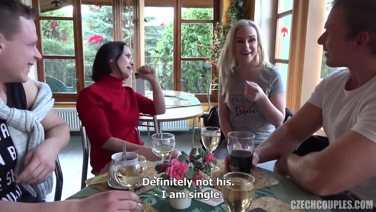 Czech Anal Group Sex with Blonde Babes