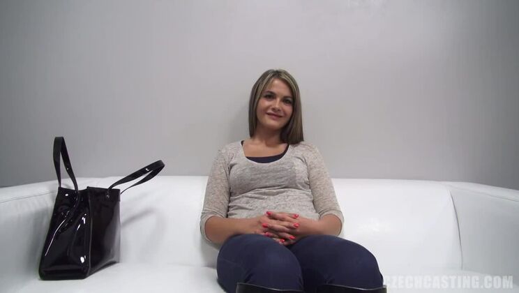 Czech Blonde in Seductive Casting