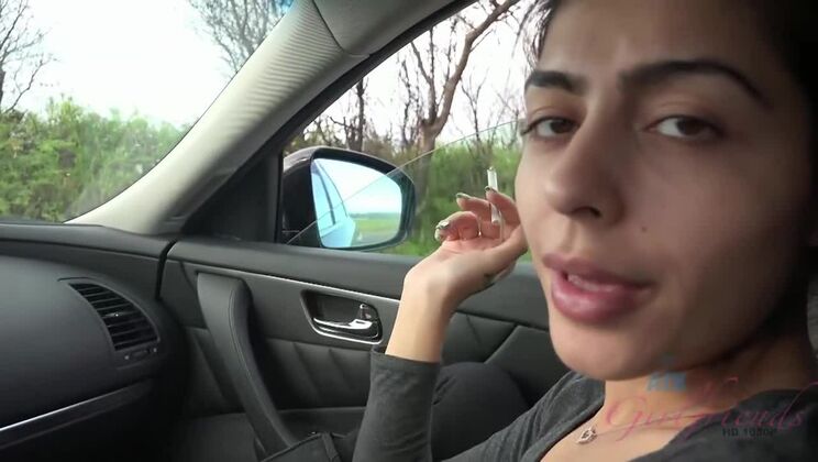 [ATKGirlfriends] - Pulled Over for a Creampie with Audrey Charlize - Audrey Charlize