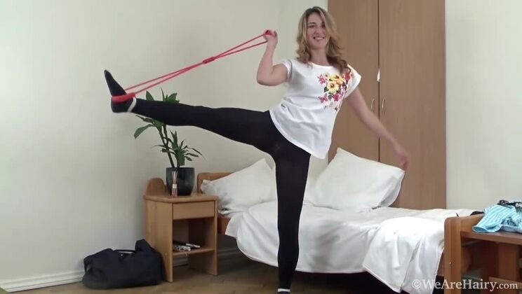 [WeAreHairy] - Hairy Tattooed Melisa Solo Masturbation