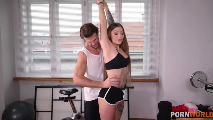 Brunette Babe Misha Maver in Anal and DP Action