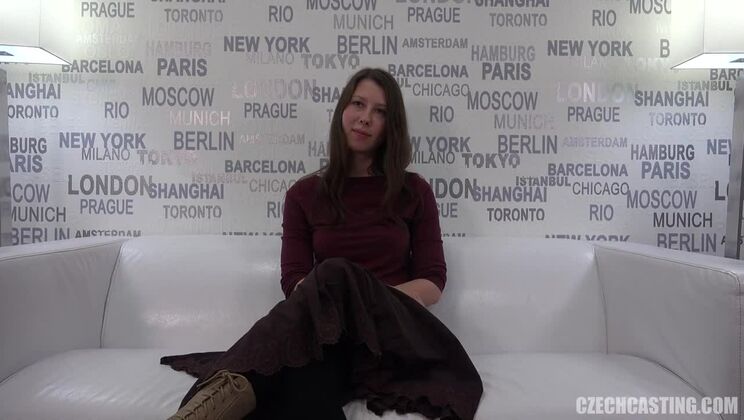 Casting Beautiful Pavlina, a Czech Brunette