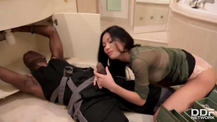 [DDFNetwork] - Plumber Fucks Polly Pons in Lingerie