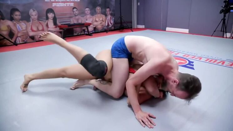 [EvolvedFights] - Brunette Bombshell Sheena Ryder Takes Chad Diamond Anally - Sheena Ryder - Chad Diamond