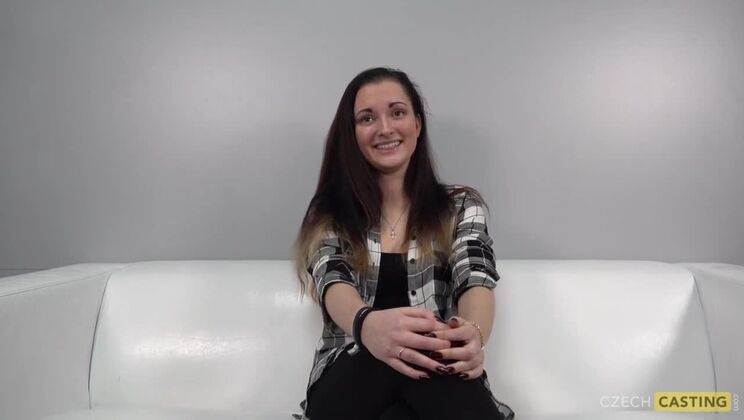 Brunette Czech Girl Petra Casting