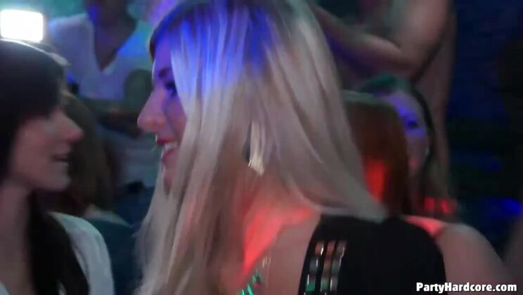 Blonde and Brunette Party: Lingerie, High Heels, and Sex