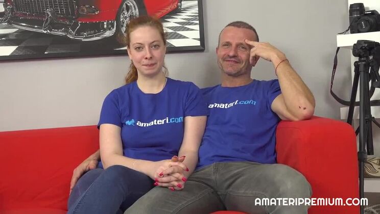 [AmateriPremium] -  Horny Redhead Mia El Camino Takes On George Uhl In Deep Throat  - George Uhl - Mia El Camino