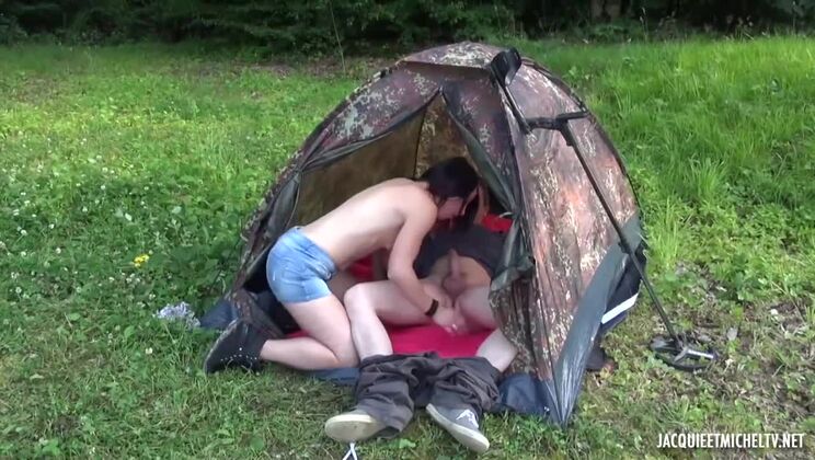 Wild Outdoor Sex with Brunette European Girls