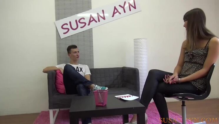 [SusanAyn] - Susan Ayn with a Thin Guy - Charlie Dean - Susan Ayn