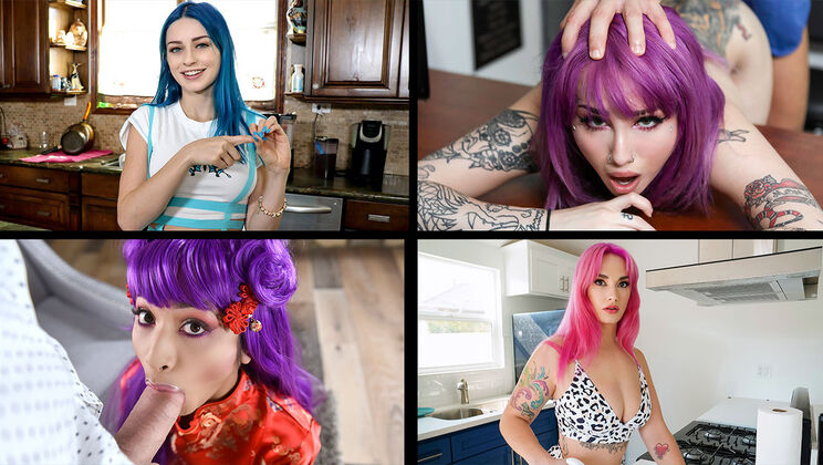 [TeamSkeetSelects] - Neon Sexy Girls Video Collection - Jewelz Blu - Avery Black - Val Steele - Siri Dahl