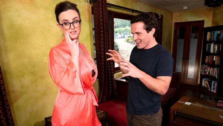 [NuruMassage] - Titty Fuck and Blowjob with Eager Beaver Brunette - Jay Taylor - Robby Apples