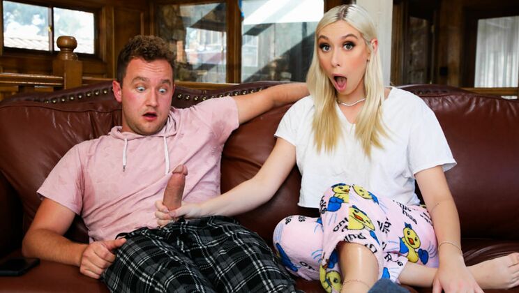 [OutOfTheFamily] - Blonde Stepsister Loves Cumshots & Pussy to Mouth - Van Wylde - Kay Lovely