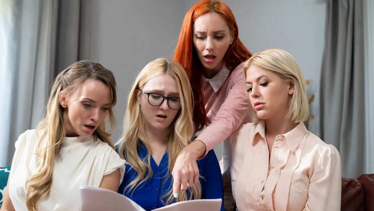 [Girlsway] - Face Sitting and Kissing MILFs - Pristine Edge - Kit Mercer - Audrey Madison - Jupiter Jetson
