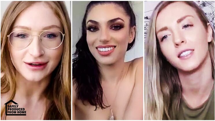 [SquirtingLesbian] - Karla, Skylar, and Darcie's Lesbian Encounter - Karla Kush - Skylar Snow - Darcie Dolce