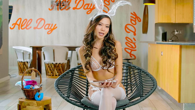[NubileFilms] - Petite Asian Brunette Vina Sky in Lingerie Interview - Vina Sky - Aj