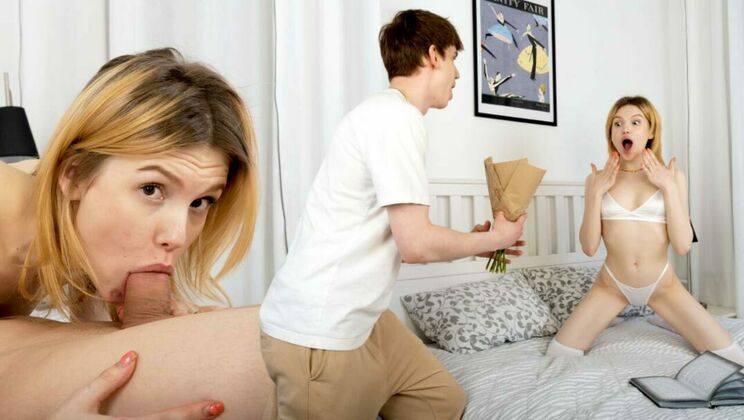 [ClubSweethearts] - Skinny European Milka gives sloppy blowjob - Milka Tight - Christafeer Robien