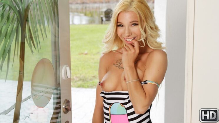 [CumFiesta] - Facial for Kenzie in the Park - Kenzie Reeves - Connor Kennedy