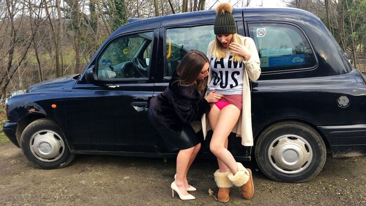 [FemaleFakeTaxi] - Curvy Blonde Danielle Maye Enjoys Outdoor Action