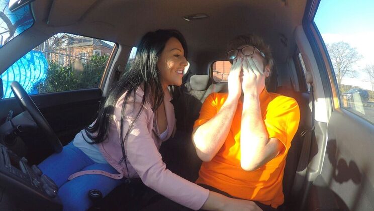 [FakeDrivingSchool] - Deep Creampie in a Taxi Ride - Ryan Ryder