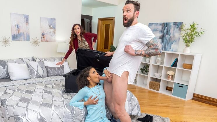 [RKPrime] - Alex Legend Fucks Jeni Angel Hard At Dinner - Blowjob & Facial - Alex Legend - Jeni Angel