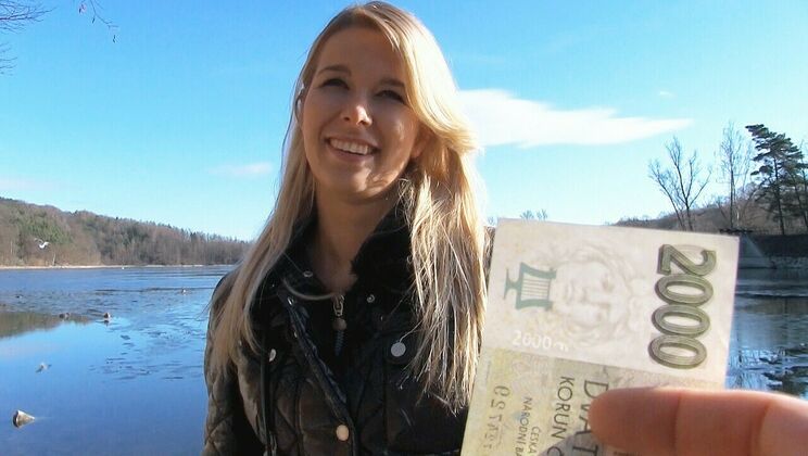 Blonde Euro Outdoor Sex Nikky