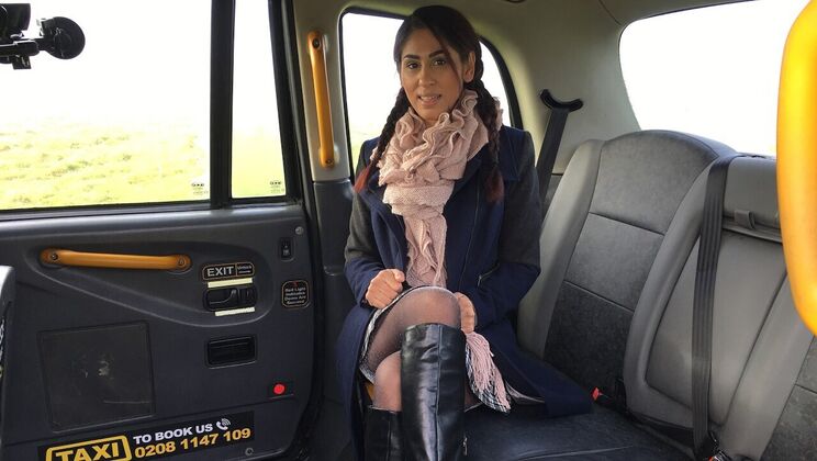 [FakeTaxi] - Hot British Babe Sahara Takes Big Cock - John - Sahara Knite