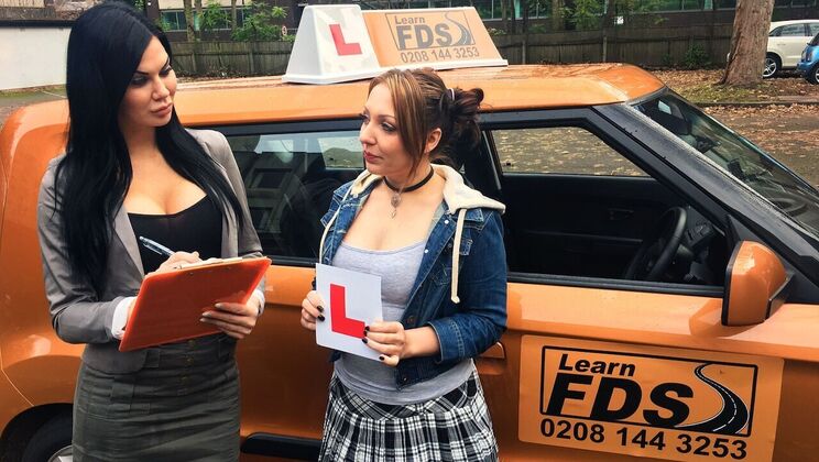 Teen Gets Her License to Cum