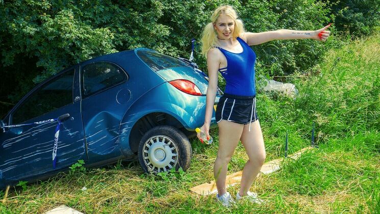 [StrandedTeens] - Blowjob and Cowgirl with Busty Brit - Grace Harper