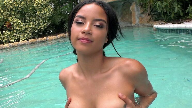 [LatinaSexTapes] - Maya Bijou's Shaved Pussy Action
