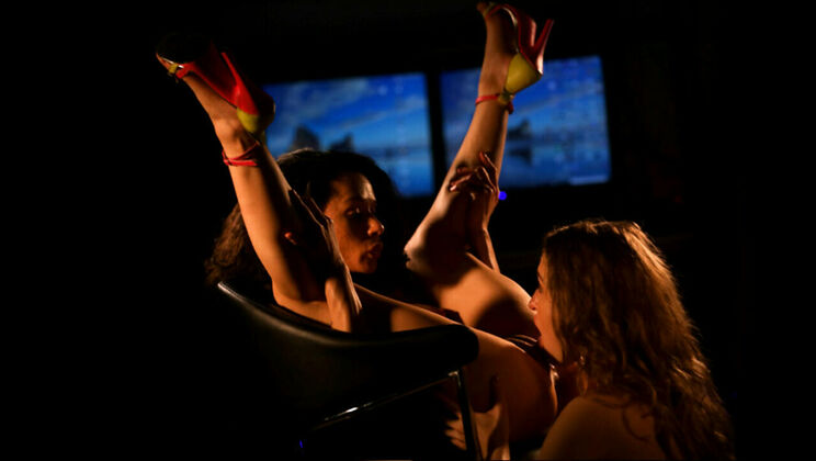 [SinfulXXX] - Unusual Lesbian Encounter - Stacy Bloom - Jayla DeAngelis