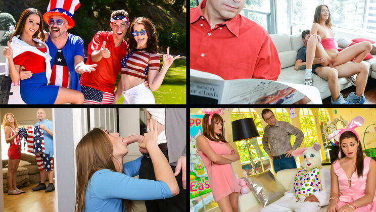 [TeamSkeetSelects] - Aaliyah Love Familystrokes Collection - Vanessa Cage - Izzy Bell - Ella Knox - Aaliyah Love