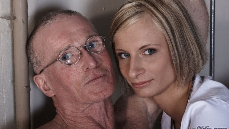 [Oldje] - Doctor John Enjoys Sex with Blonde Nurse Paris Pink