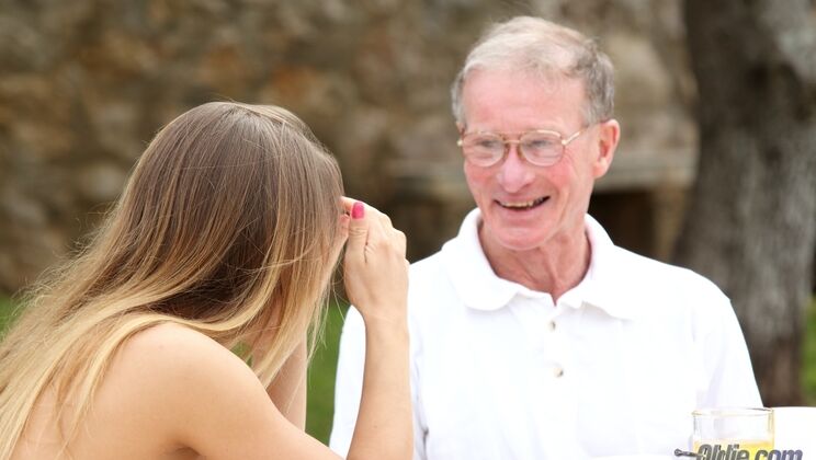 [Oldje] - Cum on Nikky Thorne's Body After Ass Licking - John - Nikky Thorne